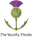 The Woolly Thistle logo