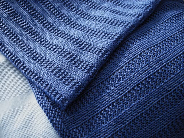 Garter Rib Baby Blanket