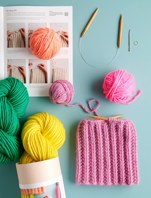 Learn to Knit a Cowl Kit
